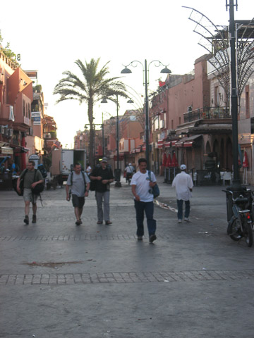 Départ du Riad