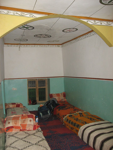 Une des chambres du gîte